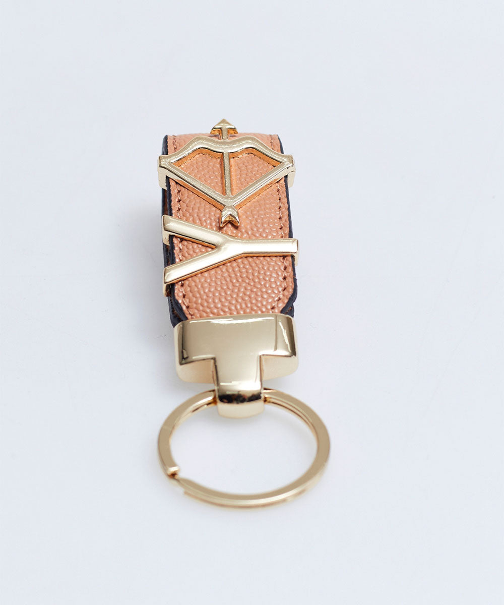 Harfli Taba Deri Anahtarlık