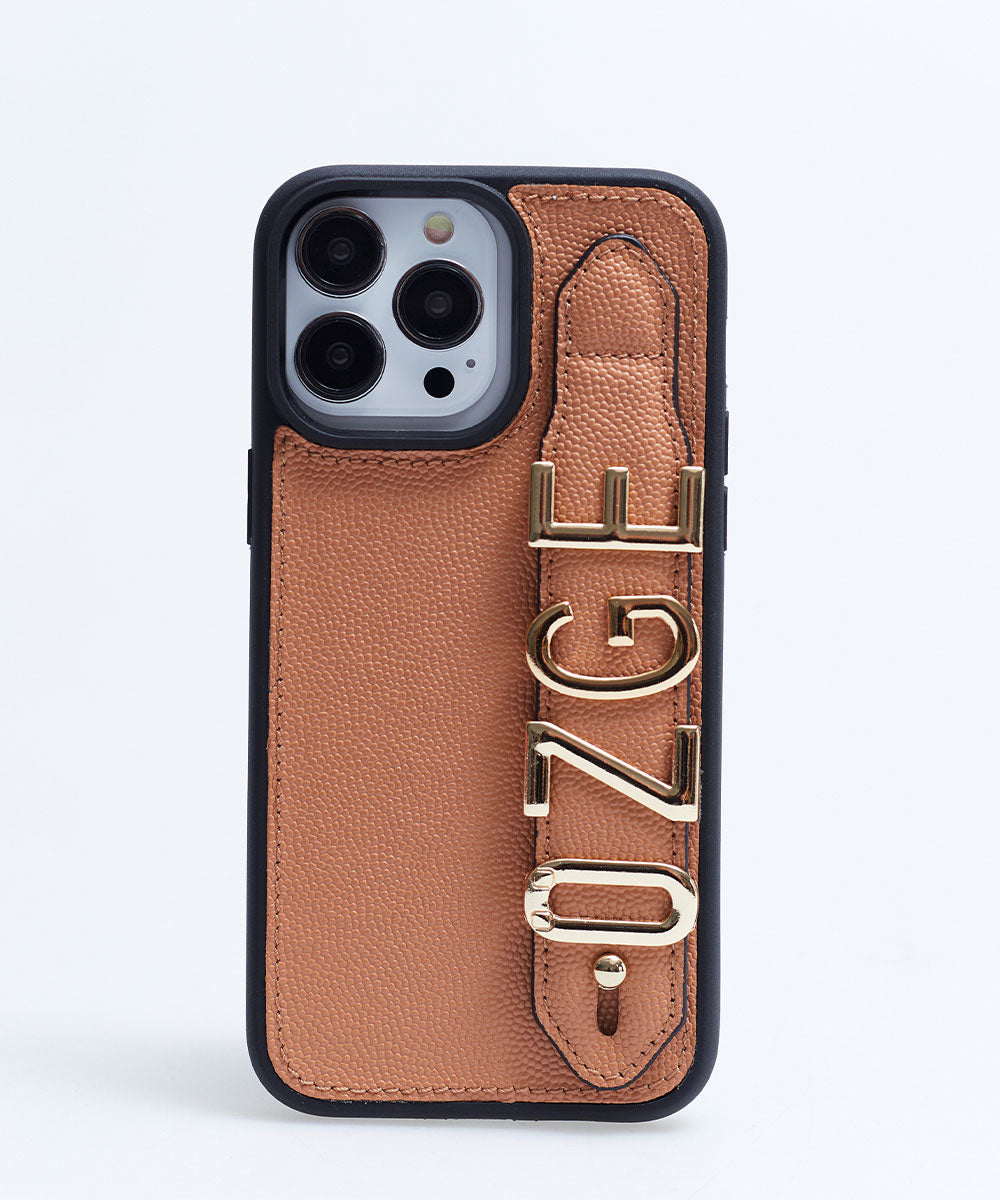 Harfli Taba iPhone Deri Kılıf