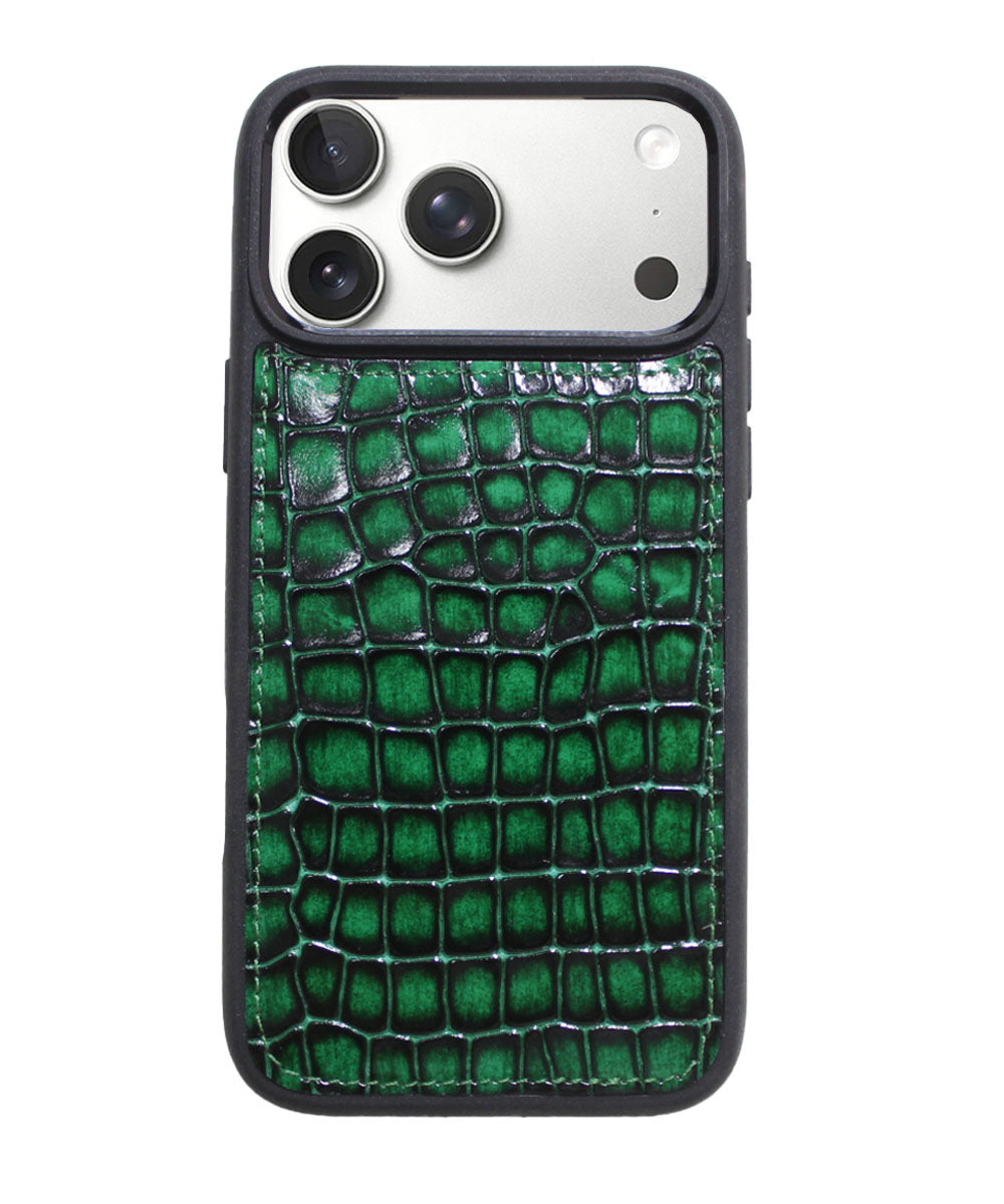 Yeşil iPhone Deri Kılıf