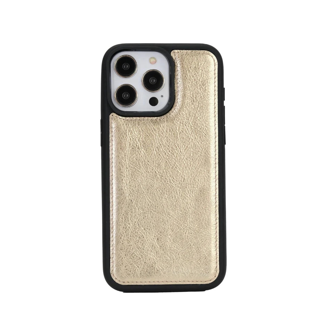 Gold Deri iPhone Kılıf