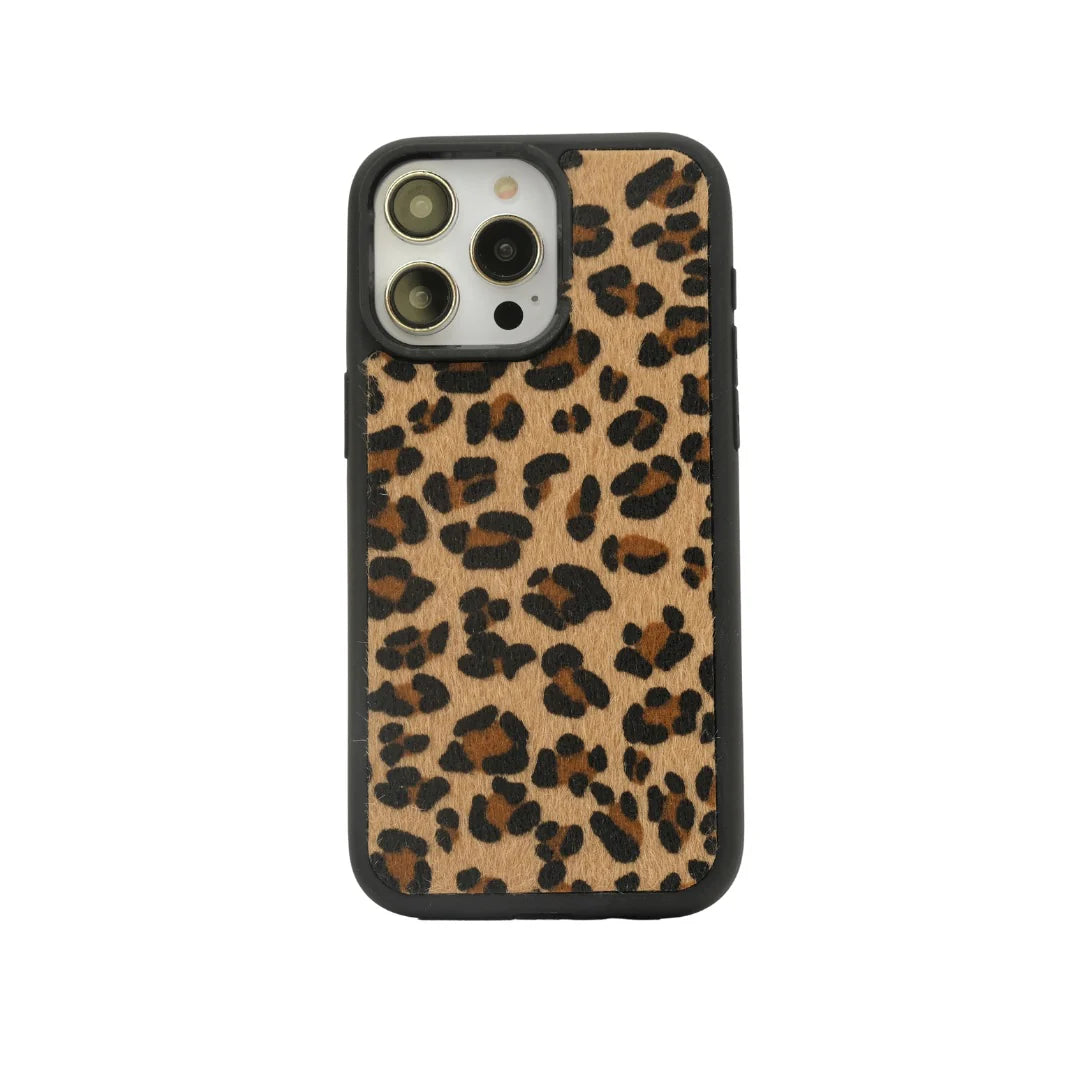 Leopar iPhone Deri Kılıf