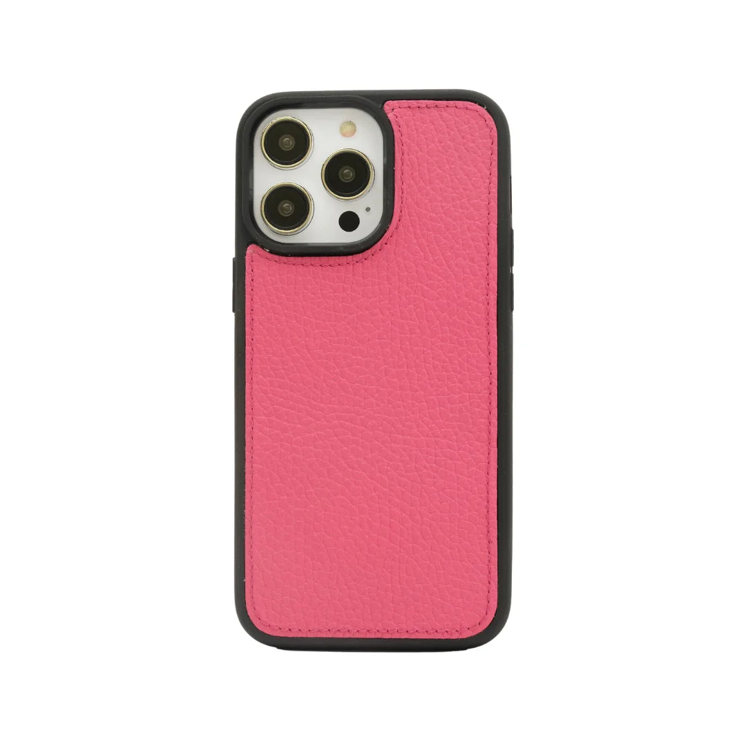 Pembe iPhone Deri Kılıf