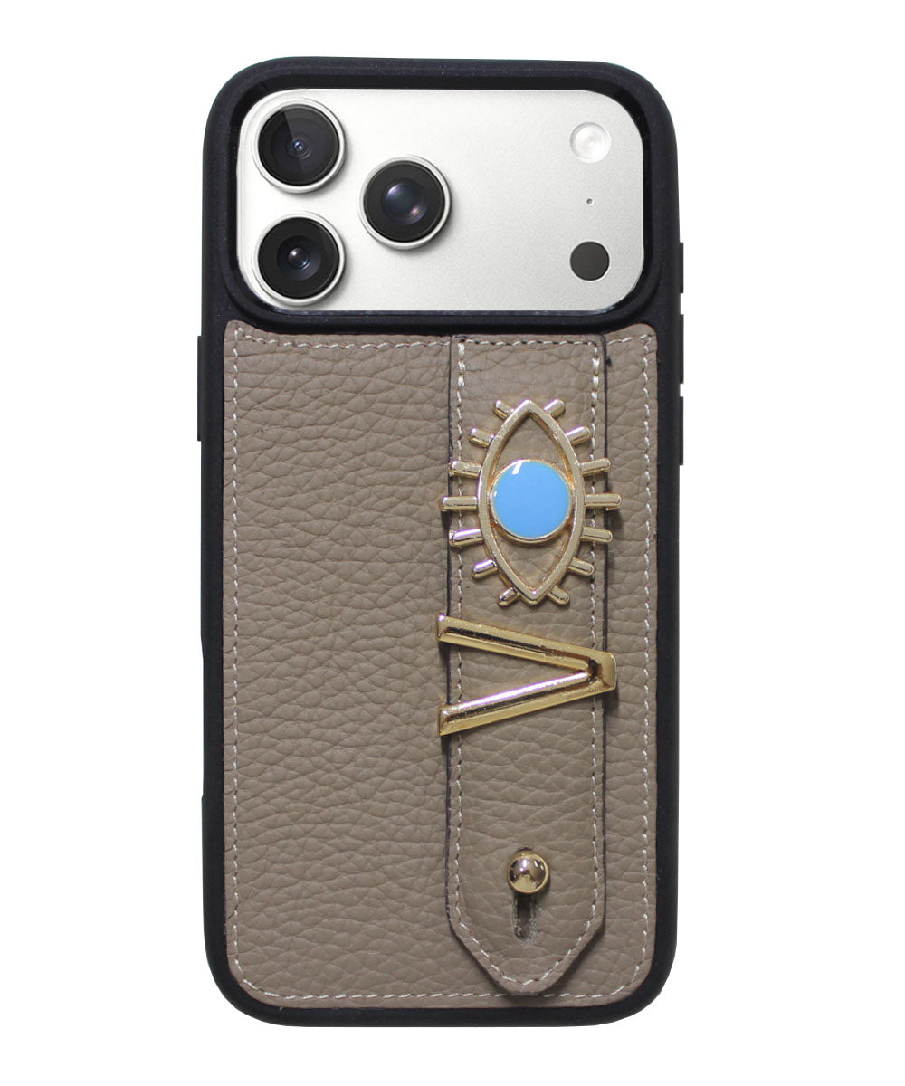 Vizon Harfli iPhone Deri Kılıf